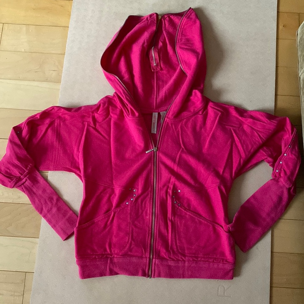 Hot pink sweatshirt
